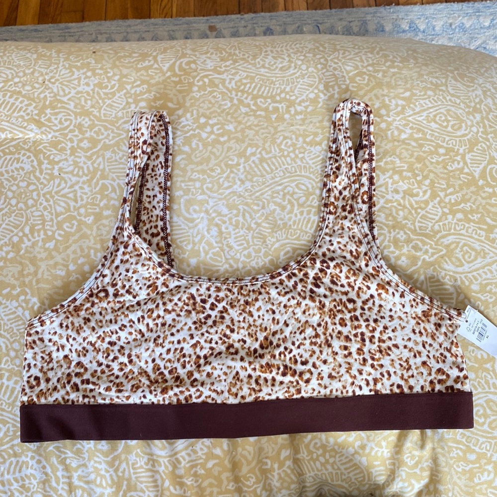 Old Navy leopard print bralette